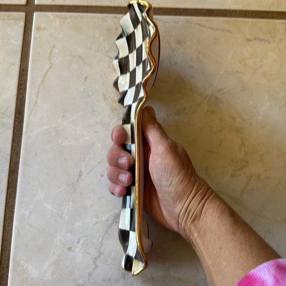MacKenzie Childs Courtly Check Spoonrest - Picture 4 of 4